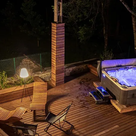 La Chapelle Moulin Traversée Par L'eau Jacuzzi Piscine Classé 5 étoiles Bourg-Argental